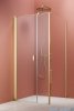 Radaway Nes 6 Kds I Brushed Light Gold kabina 120x70cm lewa szczotkowane jasne złoto 10023120-98-01L/10043070-98-01